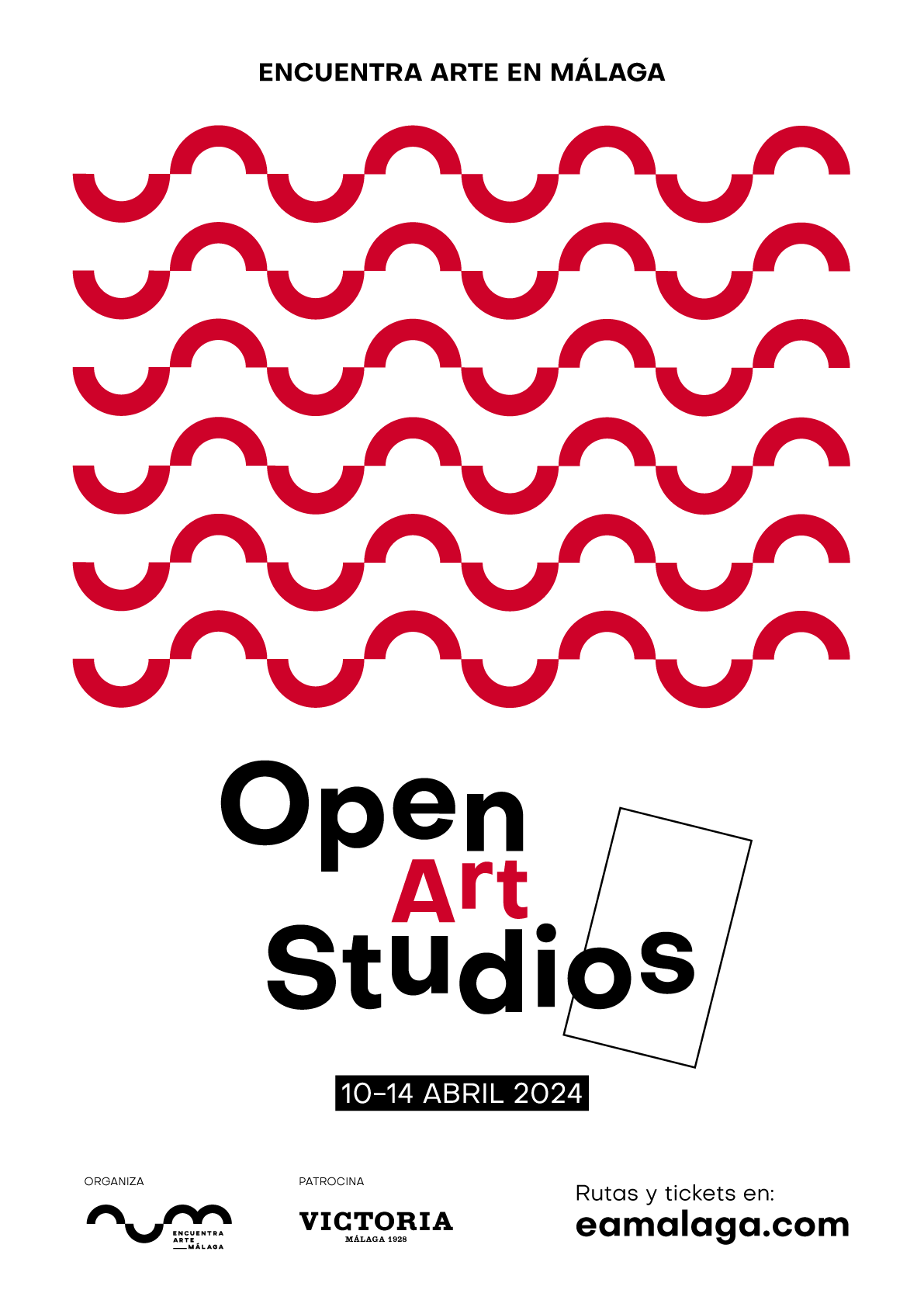 Poster for Open Art Studios (1st edition)