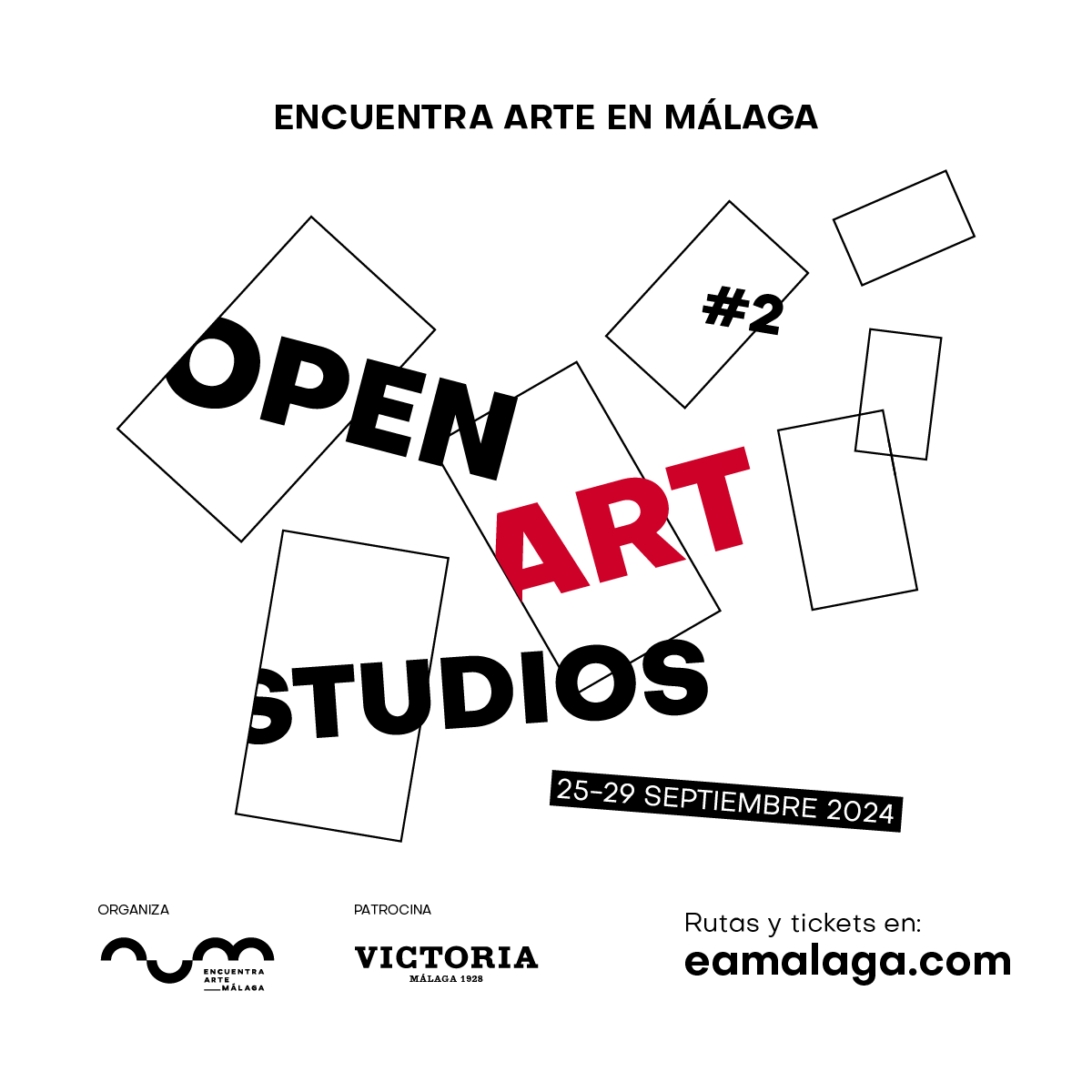 Poster for Open Art Studios (2nd edition)